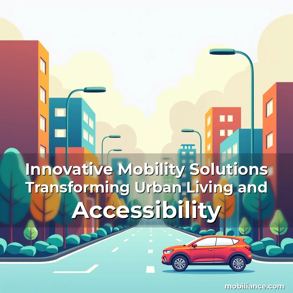 Read more about the article Innovative Mobility Solutions Transforming Urban Living and Accessibility