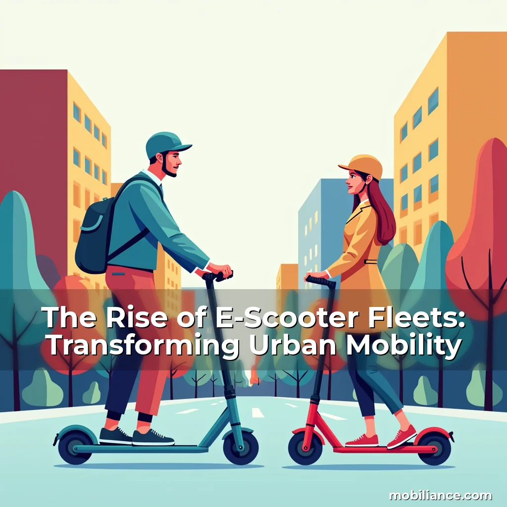 Read more about the article The Rise of E-Scooter Fleets: Transforming Urban Mobility