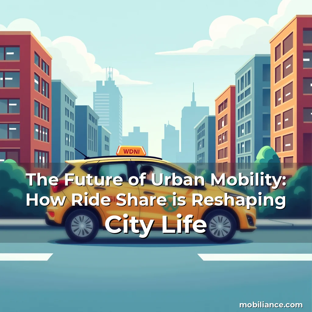 Read more about the article The Future of Urban Mobility: How Ride Share is Reshaping City Life